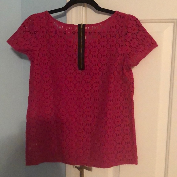 Lilly Pulitzer pink lace top Small 🌸☀️ - Picture 4 of 5